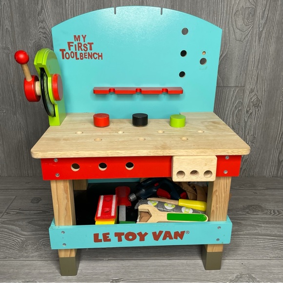 le toy van Toys Le Toy Van Wooden Pretend Play Tool Bench With Accessories Tools Poshmark